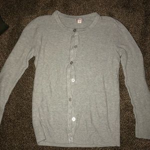 Grey cardigan